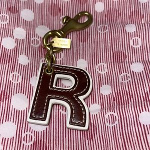 R coach keychain